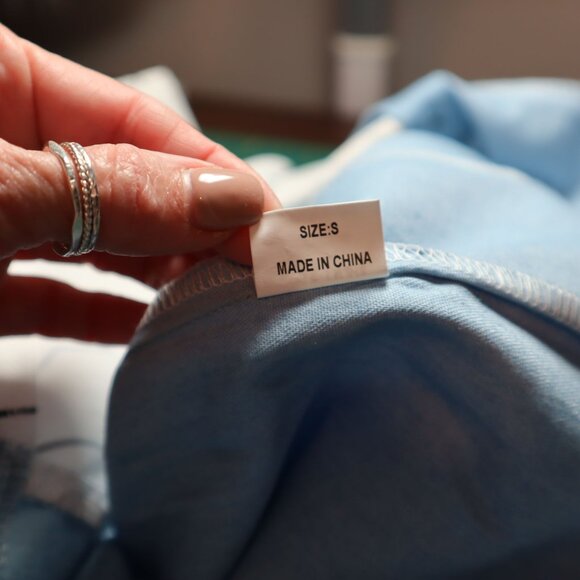 Leena Two-Tone‎ Shirt Dress Womens Demure Statement Creative Playful Artist NWT - Picture 13 of 13